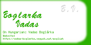 boglarka vadas business card